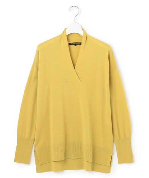 セール】 【洗える】ウールテンジク Vネック ニット （ニット