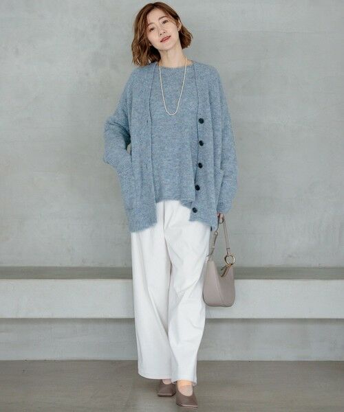 セール】 ブラッシュドアルパカ ニット （ニット・セーター）｜23区