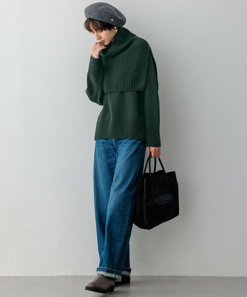 洗える】カシミヤブレンド クルーネック ニット （ニット・セーター