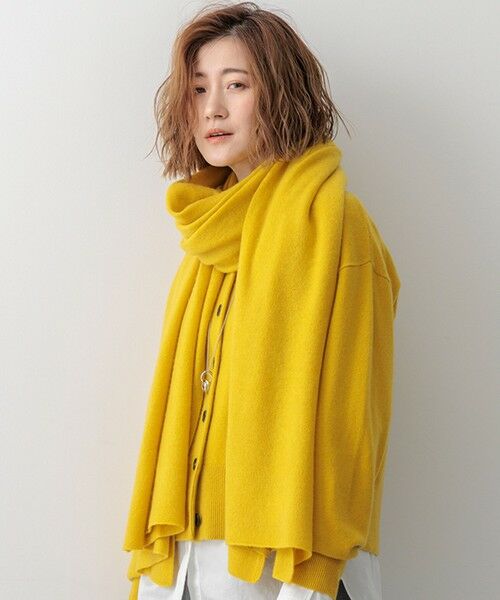 セール】 【洗える】ピュアカシミヤ 大判 ストール （マフラー