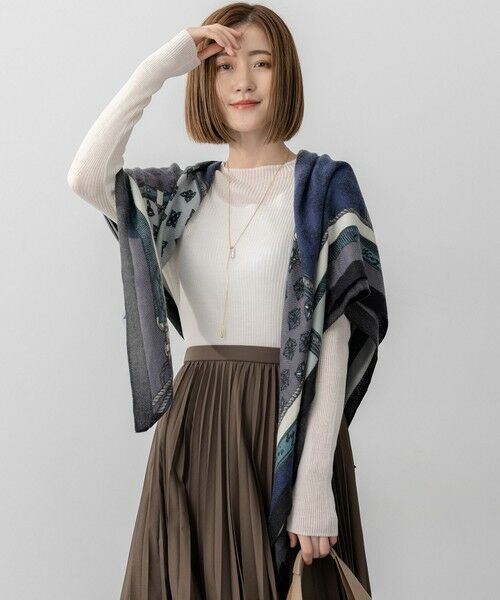 manipuri ウール シルク ストール （マフラー・ショール・スヌード