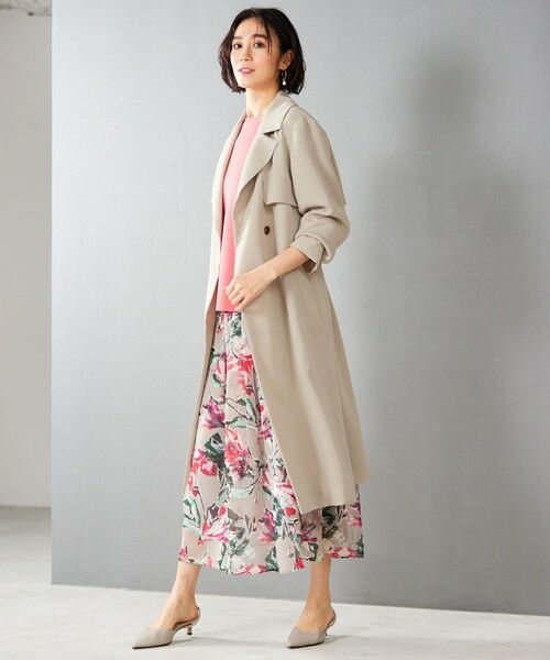 セール】 トロトレンチロング丈 コート （トレンチコート）｜S size