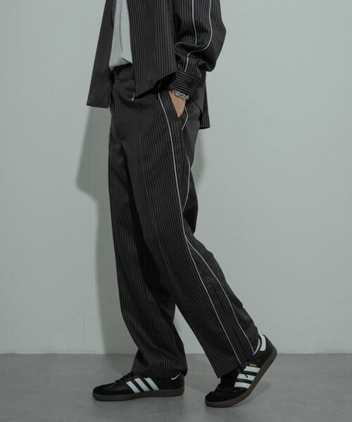 セール】 サイドラインピンストライプスラックス （その他パンツ