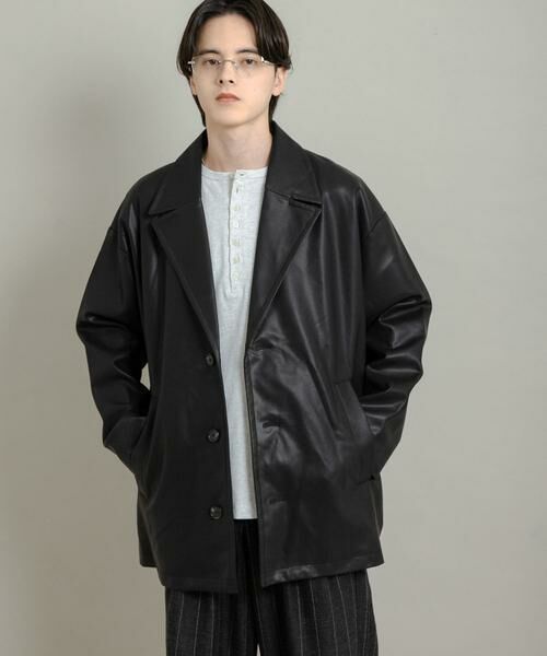 セール】 FLミドルジャケット （レザーブルゾン・ジャケット）｜SENSE