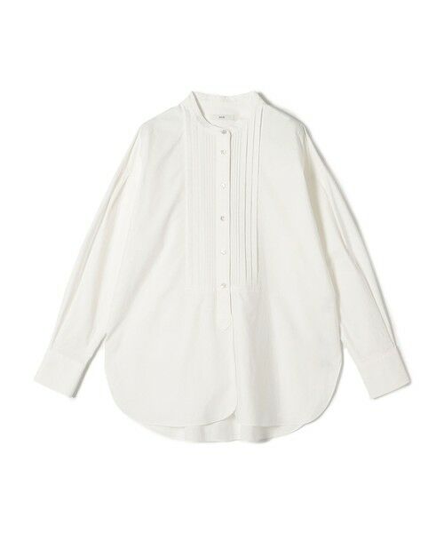 セール】 〈洗濯機可能〉ピンタック バンド カラー シャツ （シャツ