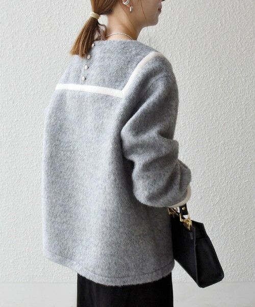 セール】 SHIPS any: バイカラー セーラー デザイン プルオーバー