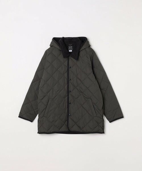 SHIPS any別注】TAION:〈手洗い可能〉ダイヤキルト ダウン ハーフ