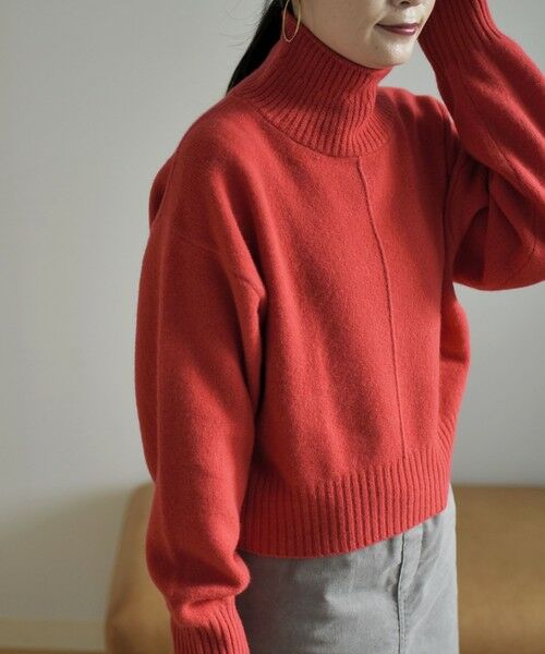 セール】 *〈手洗い可能〉ウールカシミヤ センターシーム