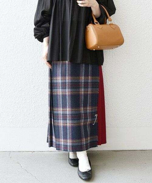 O'NEIL OF DUBLIN: コンビ キルト スカート 23AW (83cm) （ロング