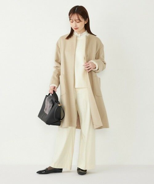 セール】 SHIPS Colors:〈洗濯機可能〉起毛TR マリン パンツ2