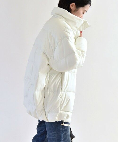 セール】 quaranciel: スタンド カラー ミドル ダウン ジャケット