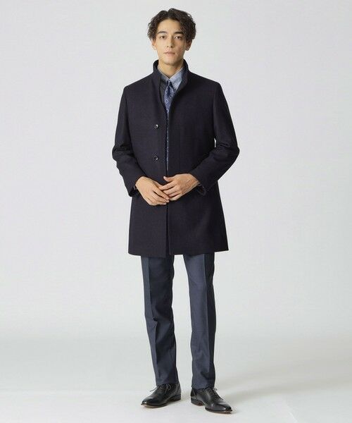 Nikkei magazine掲載】カシミヤ混スタンドカラーコート （その他