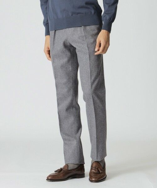 セール】 【Nikkei magazin掲載】メランジフランネルトラウザーズ