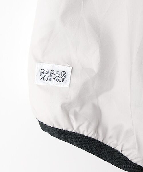 セール】 ハーフジップリバーシブルブルゾン （ブルゾン）｜PAPAS