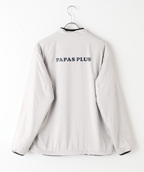 セール】 ハーフジップリバーシブルブルゾン （ブルゾン）｜PAPAS