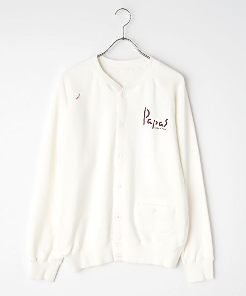 ○定番○吊り編み裏毛カーディガン （カーディガン・ボレロ）｜PAPAS