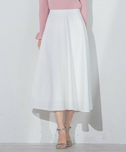 ロングサーキュラースカート≪洗濯機で洗える≫ （ミニ・ひざ丈
