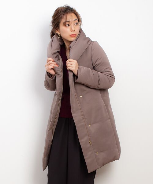 セール】 ショールカラーダウンコート （ダウンジャケット・ベスト