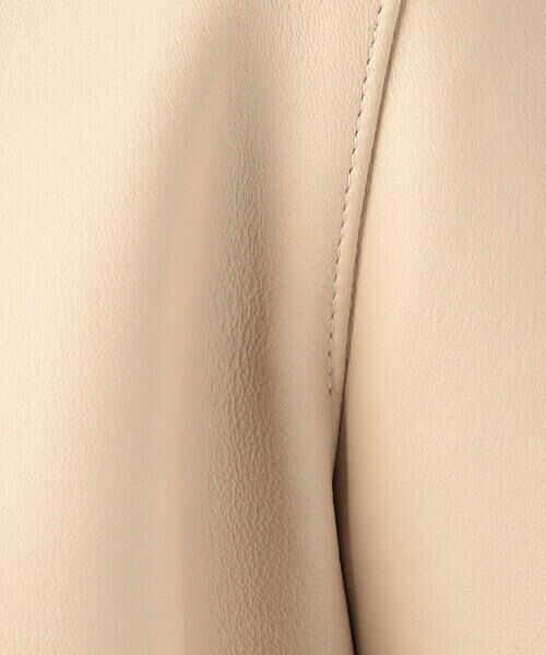 ラムレザー ノーカラージャケット （レザーブルゾン・ジャケット