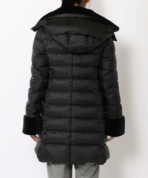 セール】 タフタファーコンビ ライトダウンコート （ダウンジャケット