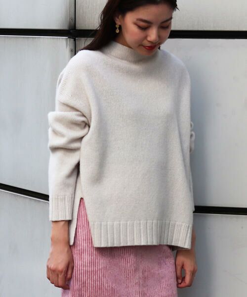 セール】 ウールカシミヤ ハイネックプルオーバー （ニット・セーター
