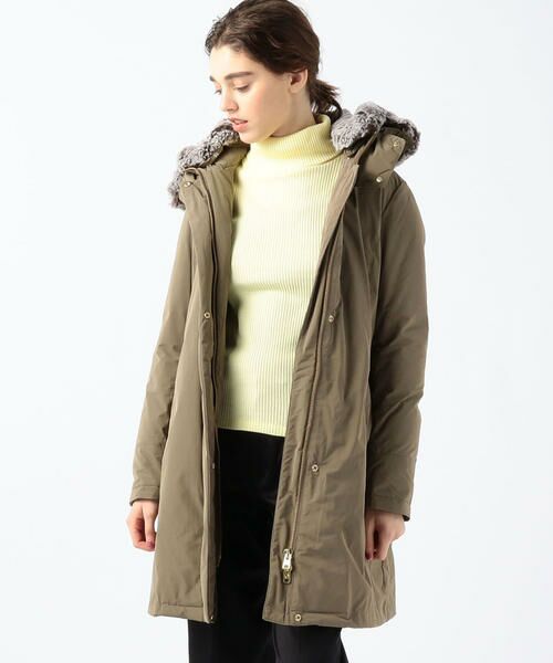 セール】 【別注】WOOLRICH×TOMORROWLAND BOW BRIDGE ダウンコート