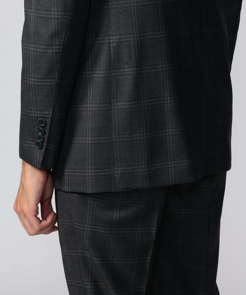 セール】 Super200's ウールツイル 段返り3Bスーツ LORO PIANA