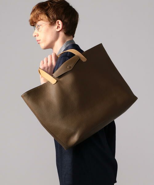 セール】 TOMORROWLAND シュリンクレザー トートバッグ （トートバッグ