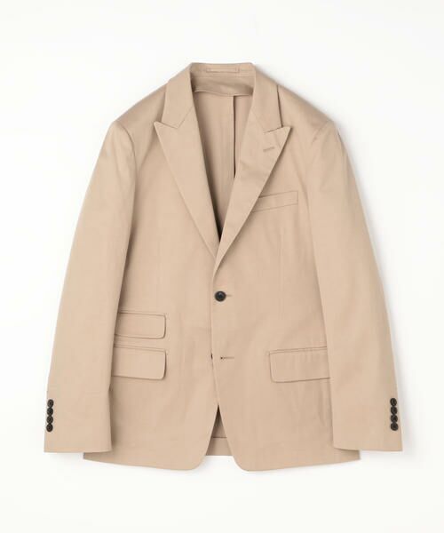 セール】 ストレッチコットンツイル 2Bテーラードジャケット REGGIANI