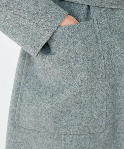 プレミアムウールリバー ノーカラーコート （その他アウター