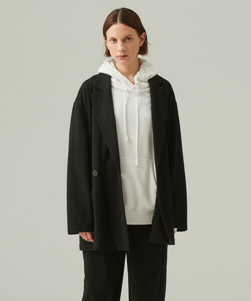 セール】 ウールナイロン ダブルブレストジャケット （テーラード