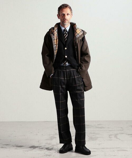 セール】 【別注】Barbour×TOMORROWLAND OVERSIZED HIKING ウール