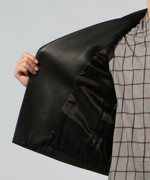 セール】 【別注】DENIM×TOMORROWLAND ラムレザーダブルライダース