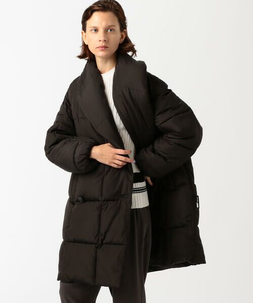 セール】 OOF ショールカラー中綿コート （ダウンジャケット・ベスト