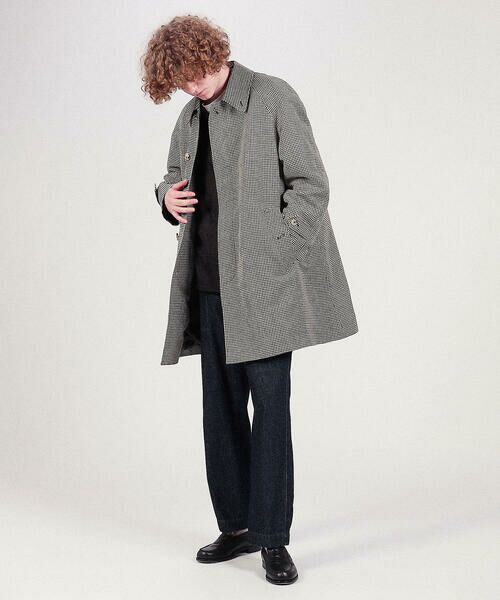 セール】 【別注】MACKINTOSH×TOMORROWLAND ウールリネン ステンカラー