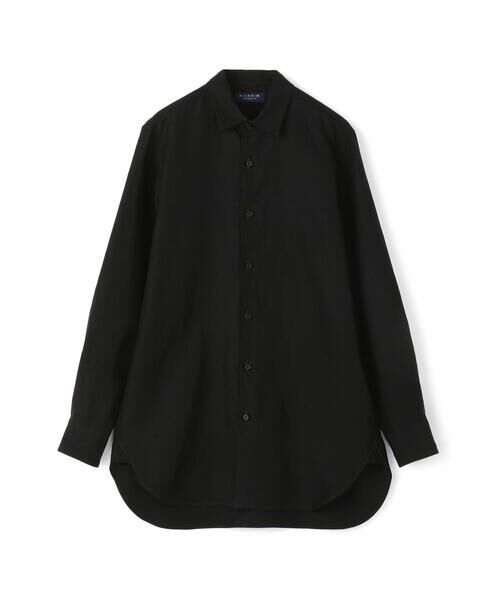 セール】 ハイカウントリネン セミワイドカラーロングシャツ （シャツ