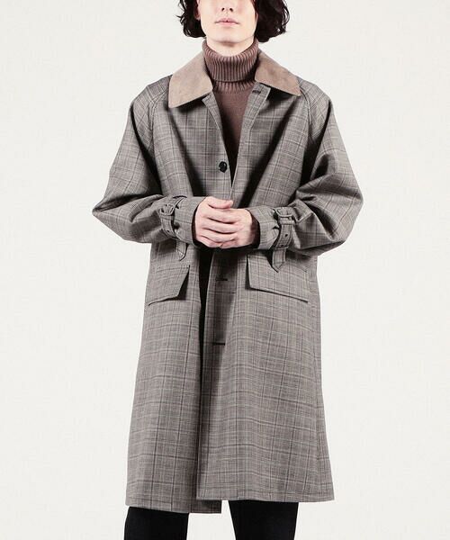 セール】 シェットランドウール ステンカラーコート （ステンカラー