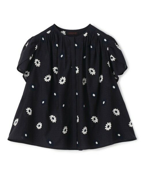 セール】 マーガレットエンブロイダリー ギャザーブラウス （シャツ