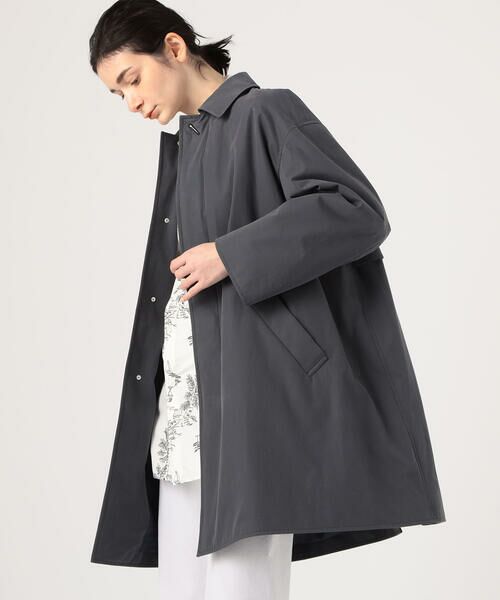 セール】 パウダーコットンツイルダウン ステンカラーコート