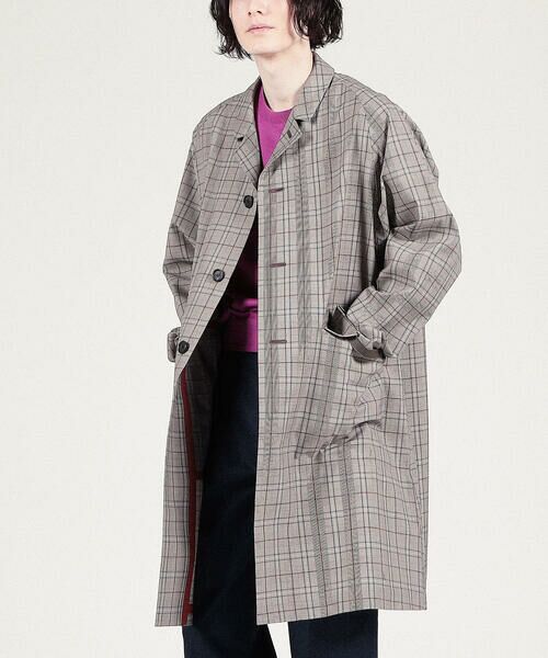 セール】 ポリエステルコットン チェックコート （その他アウター
