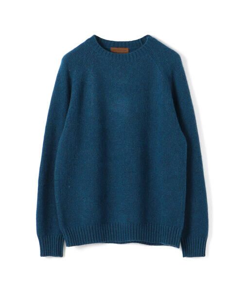 セール】 カシミヤ×スーパーキッドモヘヤ クルーネックプルオーバー