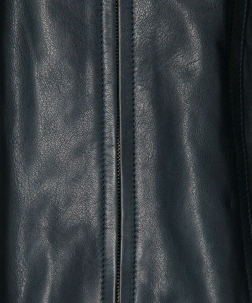 セール】 ラムレザー ジップアップブルゾン （テーラードジャケット