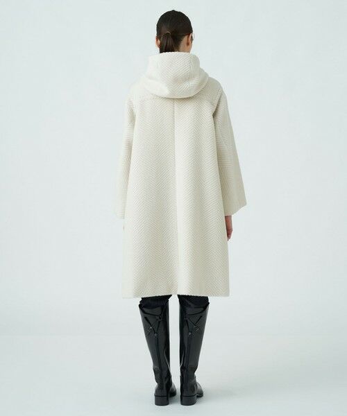 セール】 ウールモヘヤヘリンボーン ダッフルコート （ダッフルコート