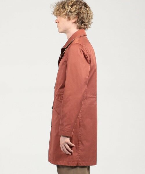 セール】 CARUSO コットンナイロン バルカラーコート （ステンカラー