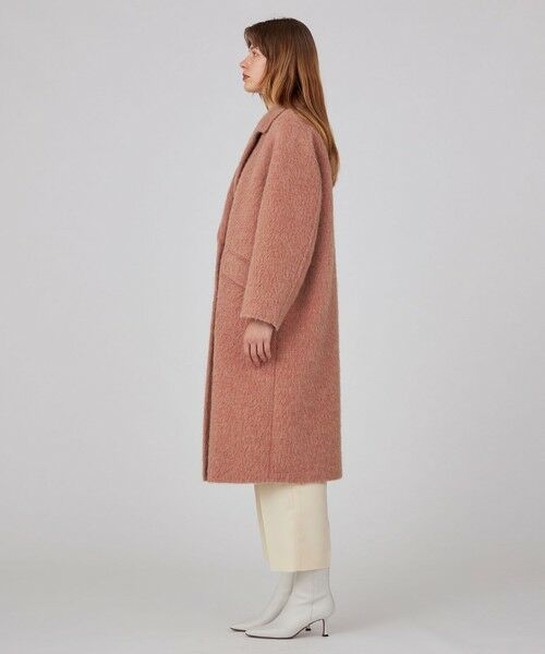 セール】 ウールアルパカシャギー ダブルブレストコート （その他
