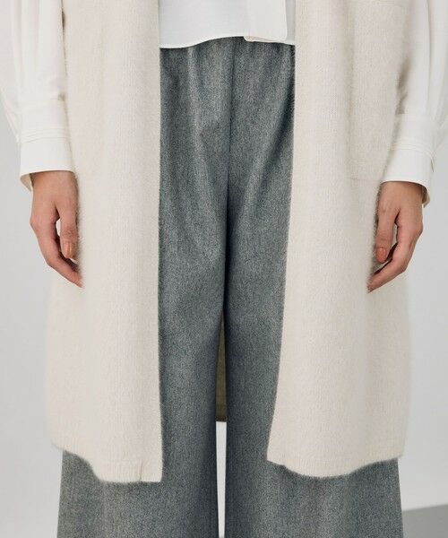 セール】 フォックスカシミヤ ロングジレ （ベスト）｜TOMORROWLAND