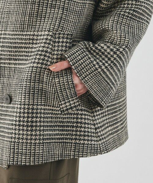 セール】 グレナカートチェック カラーレストレンチショートコート