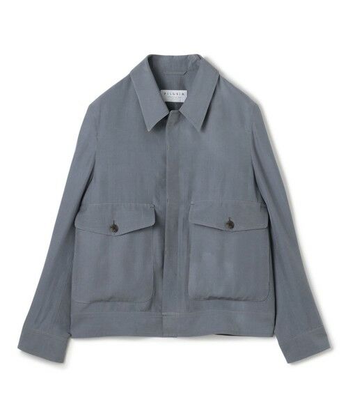 セール】 シルク フライトジャケット （ブルゾン）｜TOMORROWLAND