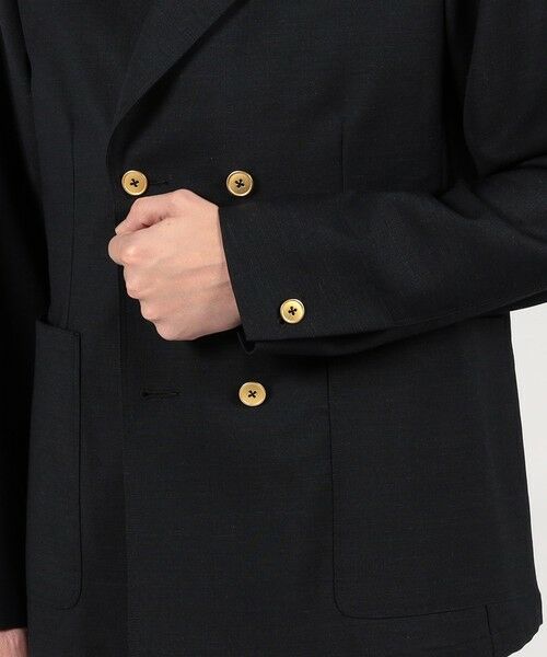 セール】 シェットランドウール ダブルブレステッド 4Bジャケット