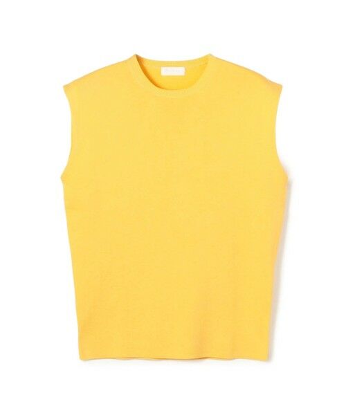 ハイゲージコットン ノースリーブプルオーバー （ニット・セーター